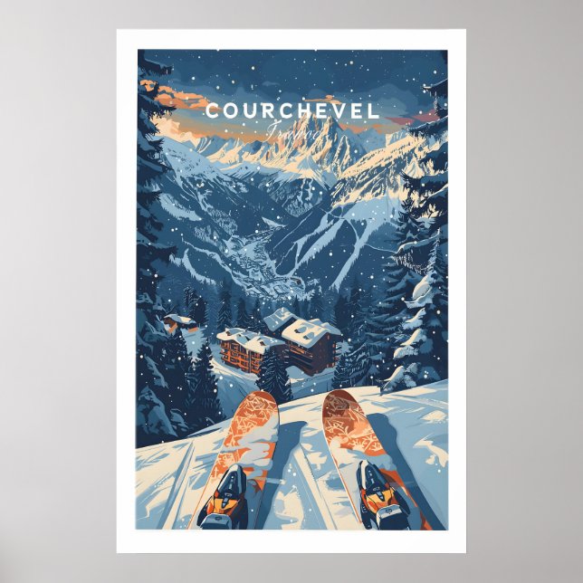 Courchevel Print France 1 (Front)