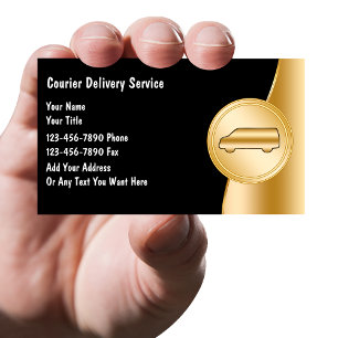 Courier Delivery Business Cards