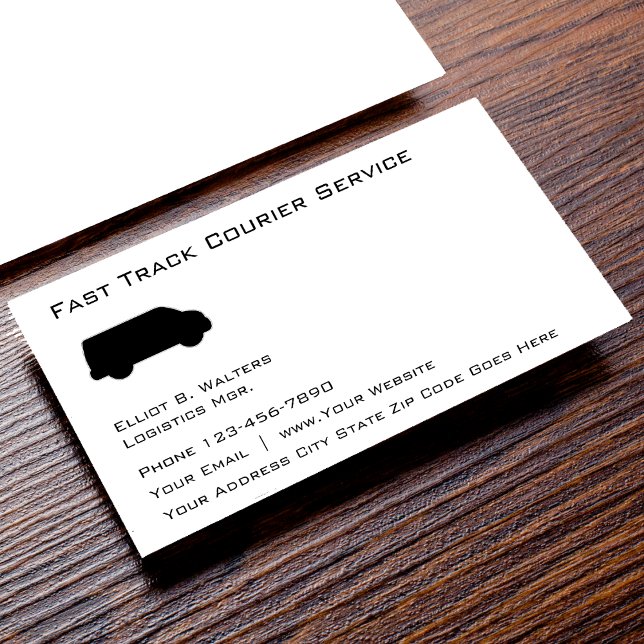 Courier Service Business Design Business Card (Creator Uploaded)
