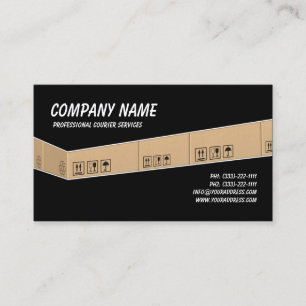 Courier Services Business Card