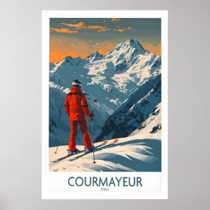 Courmayeur Wall Art Print - Italy 1