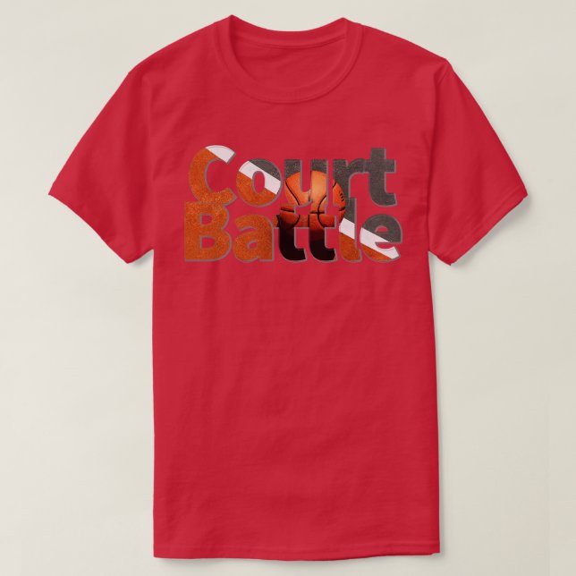 Court Battle T-Shirt (Design Front)