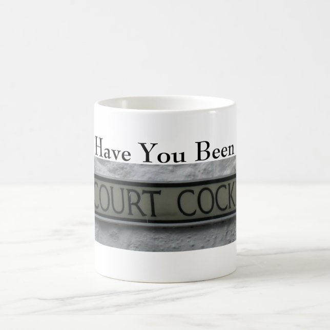 Court Cocking (5958) Classic White Mug 11oz (Center)