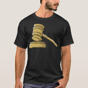 Court Gavel Judge Trial Judges Lawyer T-Shirt