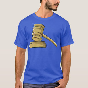 Court Gavel Judge Trial Judges Lawyer T-Shirt