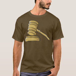 Court Gavel Judge Trial Judges Lawyer T-Shirt