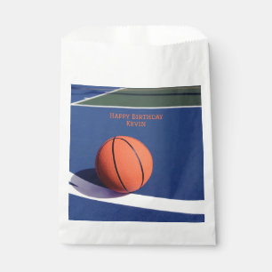 Court Hoops Blue Birthday Party Sports Basketball Favour Bags