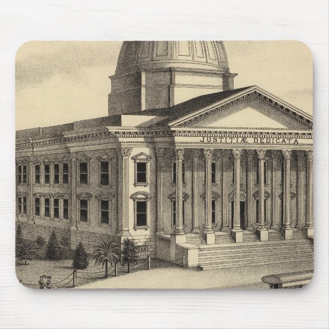 Court House, Santa Clara Co Mouse Pad (Front)