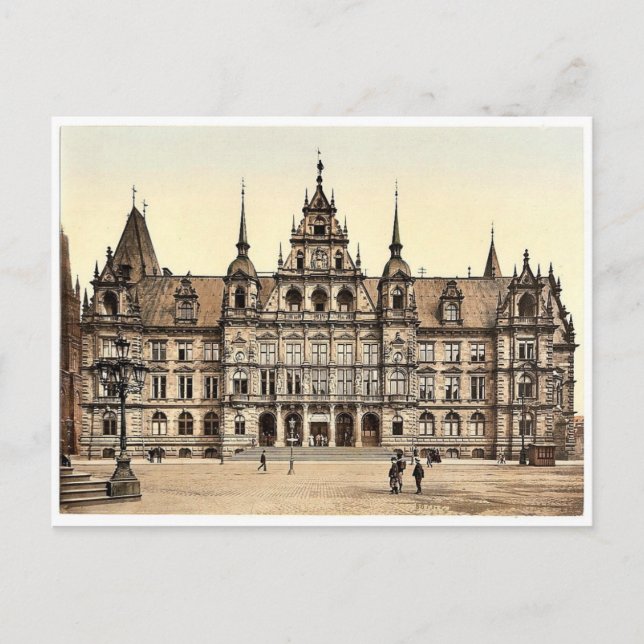 Court House, Wiesbaden, Hesse-Nassau, Germany clas Postcard (Front)