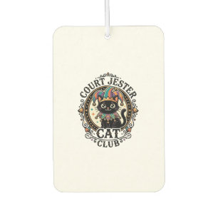 Court Jester Cat Funny Cat Lover Design - Court Je Car Air Freshener