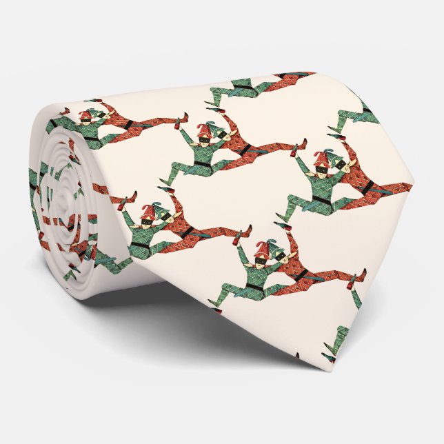 Court Jesters April Fool's Day Tie (Rolled)