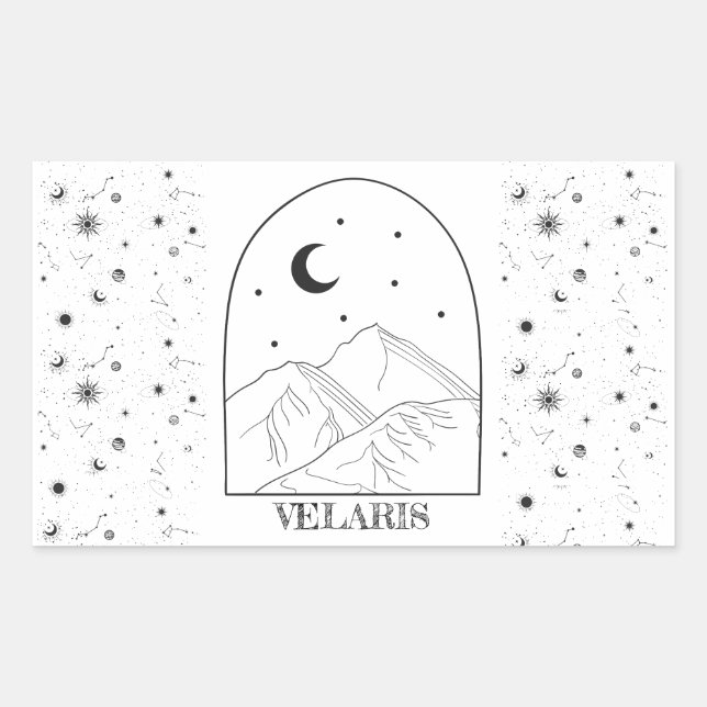 Court of Dreams Velaris Rectangular Sticker (Front)