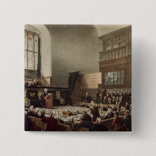 Court of Exchequer, Westminster Hall 15 Cm Square Badge