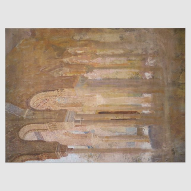 Court of the Lions, Alhambra (by Henri Regnault) Tissue Paper (Front)