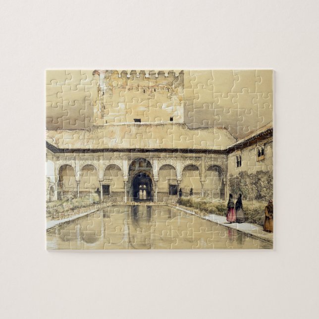 Court of the Myrtles (Patio de los Arrayanes) and Jigsaw Puzzle (Horizontal)