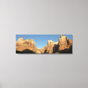 Court of the Patriarchs I at Zion National Park Canvas Print