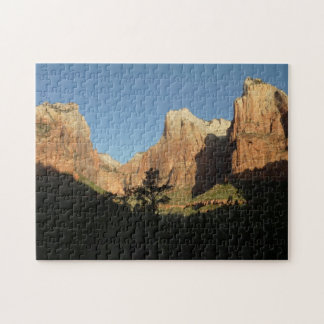 Court of the Patriarchs I at Zion National Park Jigsaw Puzzle