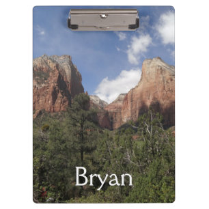 Court of the Patriarchs II at Zion National Park Clipboard