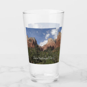 Court of the Patriarchs II at Zion National Park Glass
