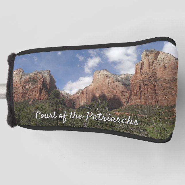 Court of the Patriarchs II at Zion National Park Golf Head Cover (Front)