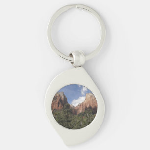 Court of the Patriarchs II at Zion National Park Key Ring