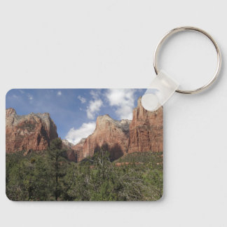 Court of the Patriarchs II at Zion National Park Key Ring