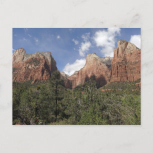 Court of the Patriarchs II at Zion National Park Postcard