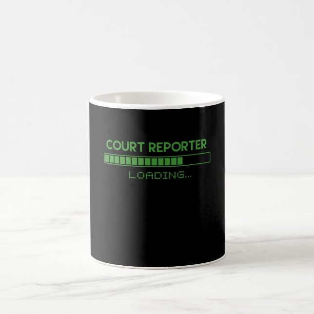 Court Reporter Loading Coffee Mug (Center)