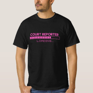Court Reporter Loading T-Shirt