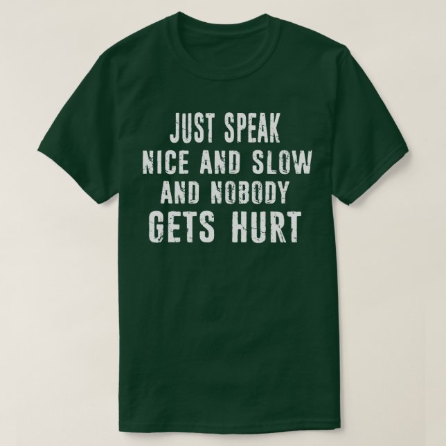 Court Reporter   Stenographer Typist Gift   Speak  T-Shirt (Design Front)