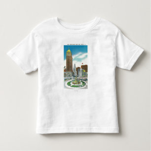 Court Street View of Liberty Bank Bldg Toddler T-Shirt