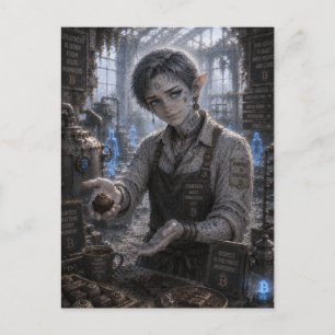 Courtesy / Chocolate Maker / Chocolate Factory Postcard