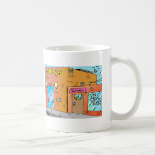 Courthouse Cartoon Coffee Mug