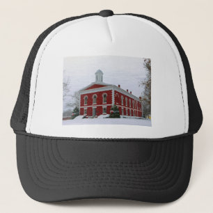 Courthouse Snow Trucker Hat