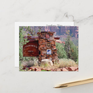 Courthouse Vista Arizona Welcome Sign Postcards 