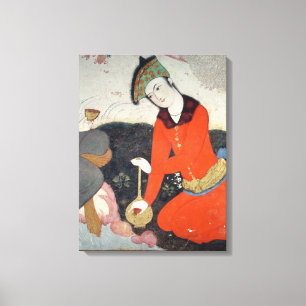 Courtier at the Court of Shah Abbas I Canvas Print