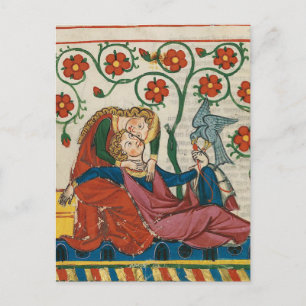 Courtly Love Postcard