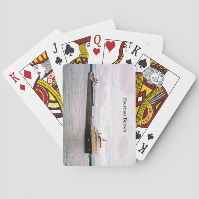 Courtney Burton playing cards (Back)