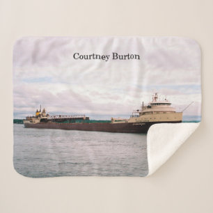 Courtney Burton sherpa blanket