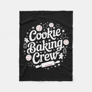 Courtney's Womens Matching Cookie Baking Crew Fleece Blanket