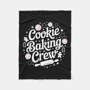 Courtney's Womens Matching Cookie Baking Crew Fleece Blanket