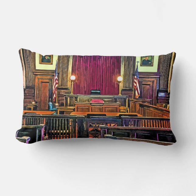 Courtroom Lumbar Cushion (Front)