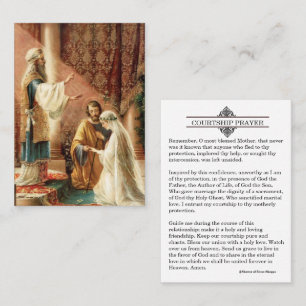 Courtship / Engagement Prayer Holy Card