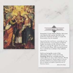 Courtship / Engagement Prayer Holy Card
