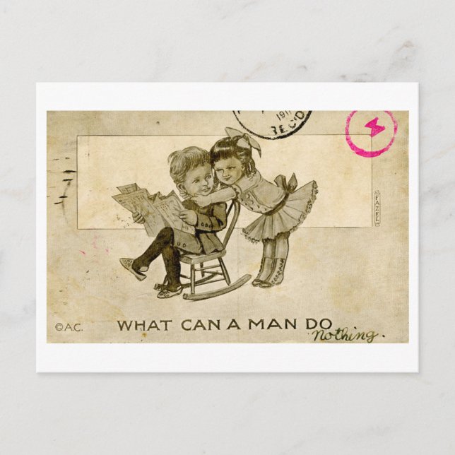 Courtship Postcard (1911) (Front)