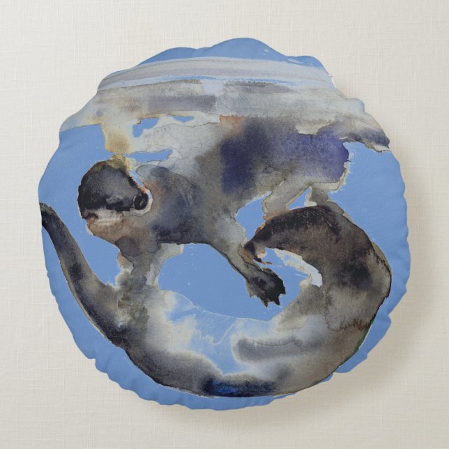 Courtship Round Cushion (Back)