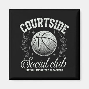 Courtside Social Club Basketball Bleachers Life Qu Magnet