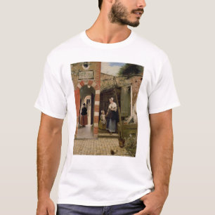 Courtyard of a house in Delft, 1658 T-Shirt
