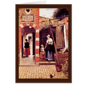 Courtyard Of A House In Delft By Hooch Pieter De (