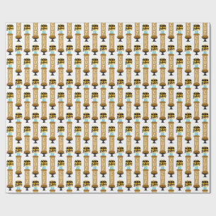 Cousin 40th Birthday Tall Chocolate Cake Wrapping Paper